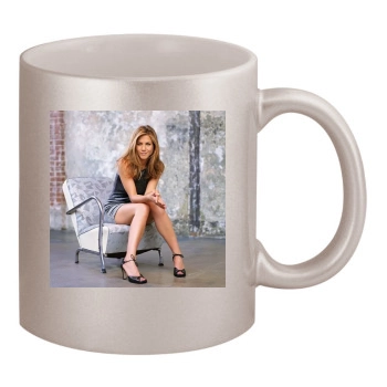 Jennifer Aniston 11oz Metallic Silver Mug