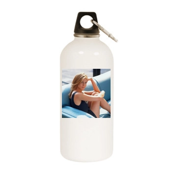 Jennifer Aniston White Water Bottle With Carabiner