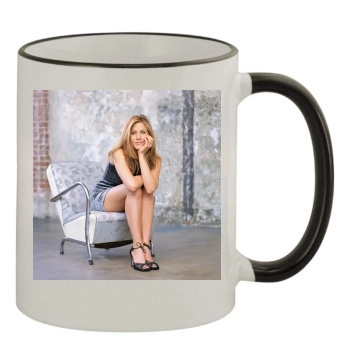 Jennifer Aniston 11oz Colored Rim & Handle Mug