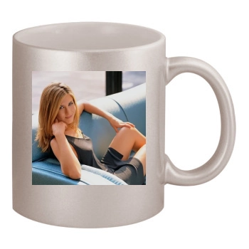 Jennifer Aniston 11oz Metallic Silver Mug