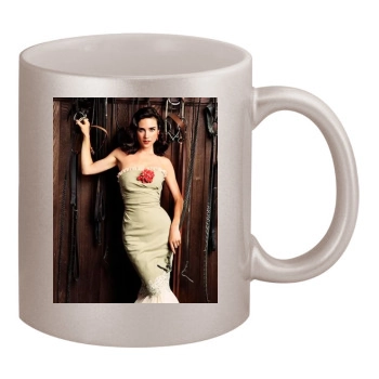 Jennifer Connelly 11oz Metallic Silver Mug