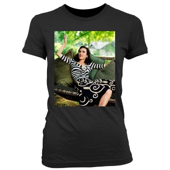 Jennifer Connelly Women's Junior Cut Crewneck T-Shirt