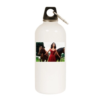 Jennifer Connelly White Water Bottle With Carabiner