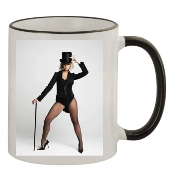 Jennifer Ellison 11oz Colored Rim & Handle Mug