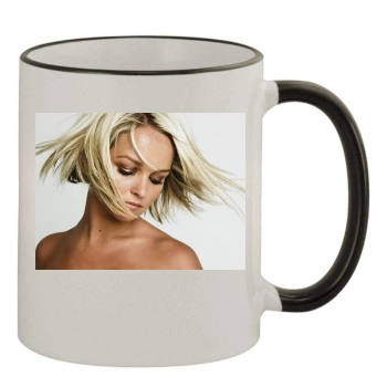 Jennifer Ellison 11oz Colored Rim & Handle Mug