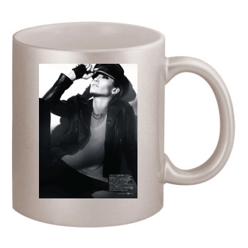 Jennifer Lopez 11oz Metallic Silver Mug