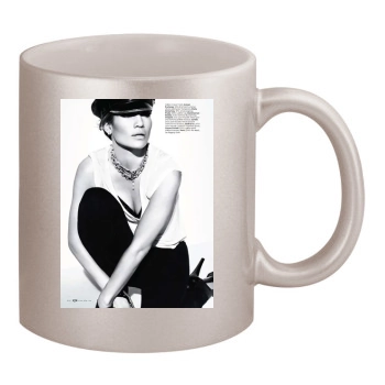 Jennifer Lopez 11oz Metallic Silver Mug