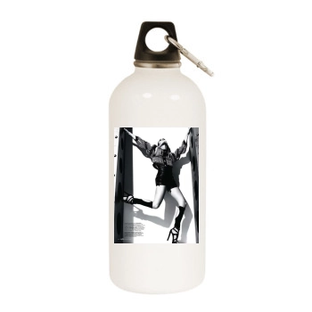 Jennifer Lopez White Water Bottle With Carabiner