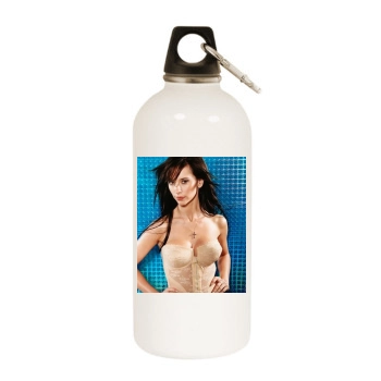 Jennifer Love Hewitt White Water Bottle With Carabiner