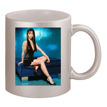 Jennifer Love Hewitt 11oz Metallic Silver Mug