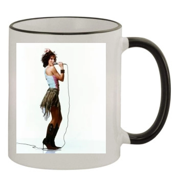 Jennifer Love Hewitt 11oz Colored Rim & Handle Mug