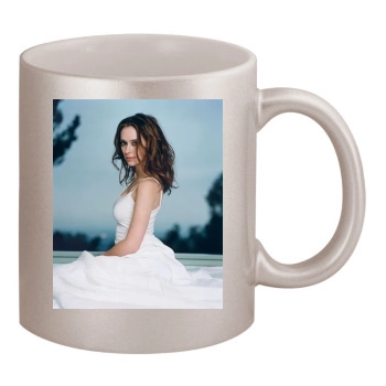 Jennifer Love Hewitt 11oz Metallic Silver Mug