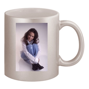 Jennifer Love Hewitt 11oz Metallic Silver Mug