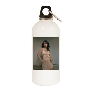 Jennifer Love Hewitt White Water Bottle With Carabiner