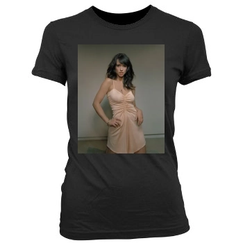 Jennifer Love Hewitt Women's Junior Cut Crewneck T-Shirt