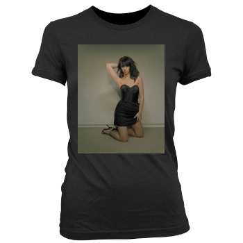 Jennifer Love Hewitt Women's Junior Cut Crewneck T-Shirt