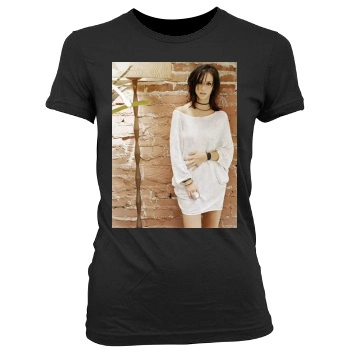 Jennifer Love Hewitt Women's Junior Cut Crewneck T-Shirt