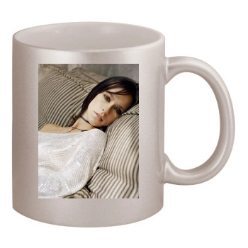 Jennifer Love Hewitt 11oz Metallic Silver Mug