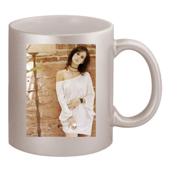 Jennifer Love Hewitt 11oz Metallic Silver Mug