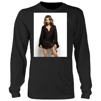 Jessica Biel Men's Heavy Long Sleeve TShirt