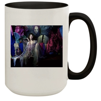 Jessica Biel 15oz Colored Inner & Handle Mug