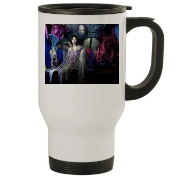 Jessica Biel Stainless Steel Travel Mug