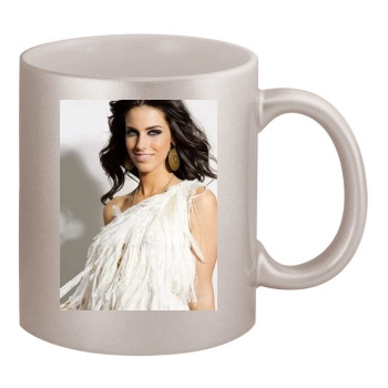 Jessica Lowndes 11oz Metallic Silver Mug