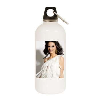 Jessica Lowndes White Water Bottle With Carabiner