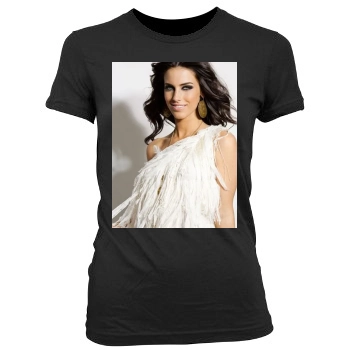 Jessica Lowndes Women's Junior Cut Crewneck T-Shirt