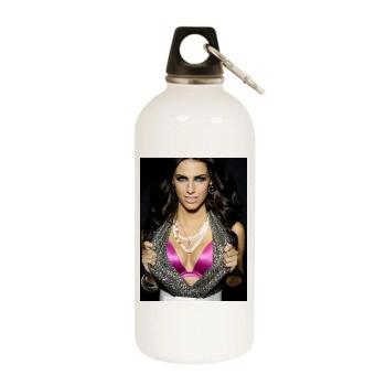 Jessica Lowndes White Water Bottle With Carabiner