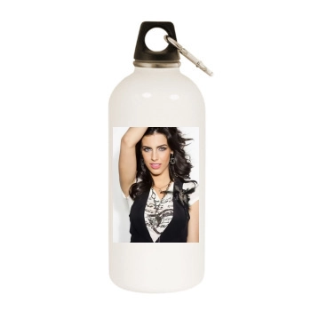 Jessica Lowndes White Water Bottle With Carabiner