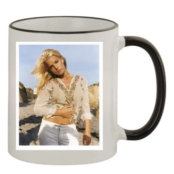 Jessica Simpson 11oz Colored Rim & Handle Mug