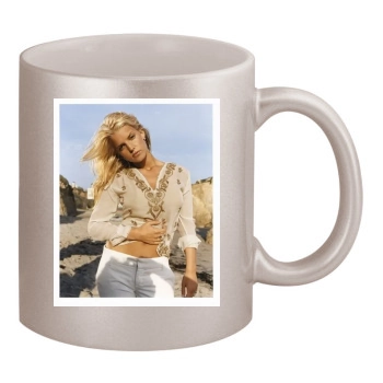 Jessica Simpson 11oz Metallic Silver Mug