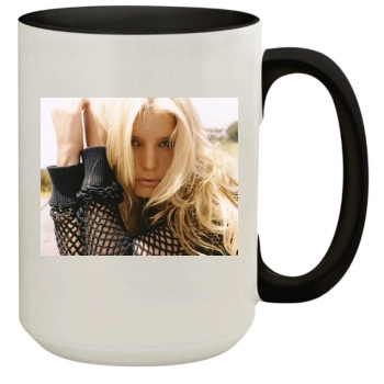 Jessica Simpson 15oz Colored Inner & Handle Mug