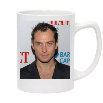 Jude Law 14oz White Statesman Mug