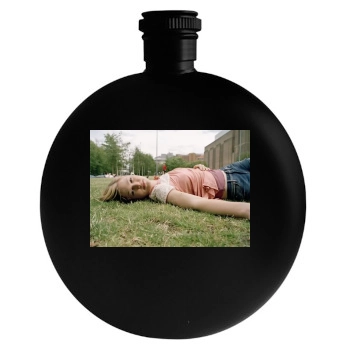 Julia Stiles Round Flask