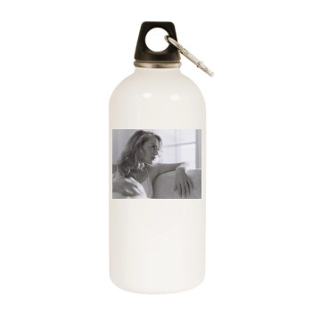 Katherine Heigl White Water Bottle With Carabiner