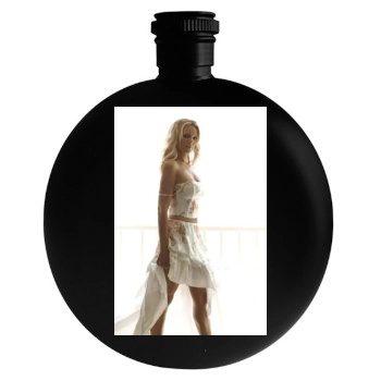 Katherine Heigl Round Flask