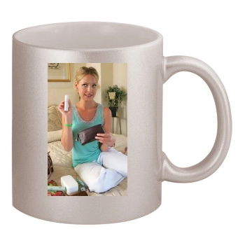 Katherine Heigl 11oz Metallic Silver Mug