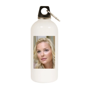 Katherine Heigl White Water Bottle With Carabiner