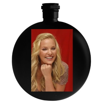 Katherine Heigl Round Flask