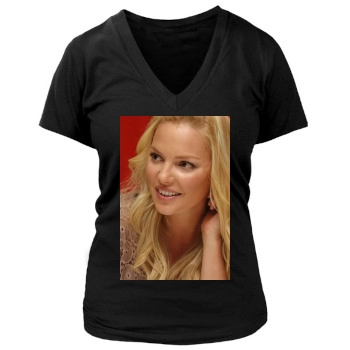 Katherine Heigl Women's Deep V-Neck TShirt