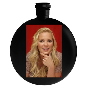 Katherine Heigl Round Flask