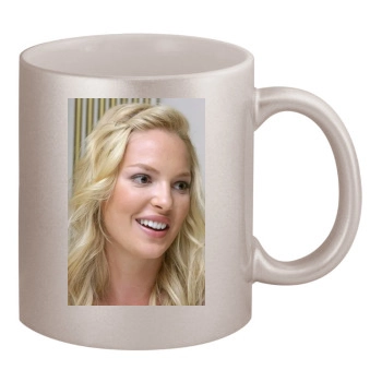 Katherine Heigl 11oz Metallic Silver Mug