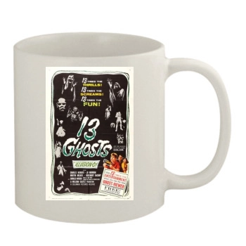 13 Ghosts (1960) 11oz White Mug