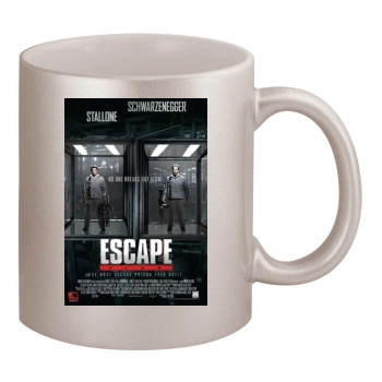 Escape Plan (2013) 11oz Metallic Silver Mug