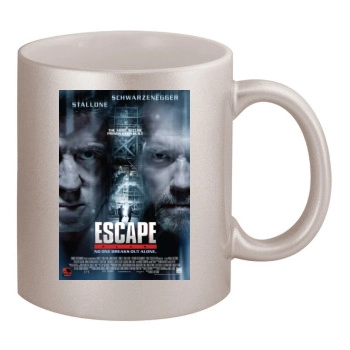 Escape Plan (2013) 11oz Metallic Silver Mug