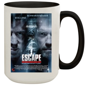 Escape Plan (2013) 15oz Colored Inner & Handle Mug