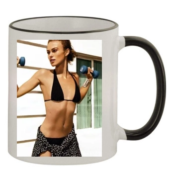 Keira Knightley 11oz Colored Rim & Handle Mug