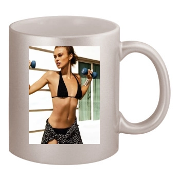 Keira Knightley 11oz Metallic Silver Mug